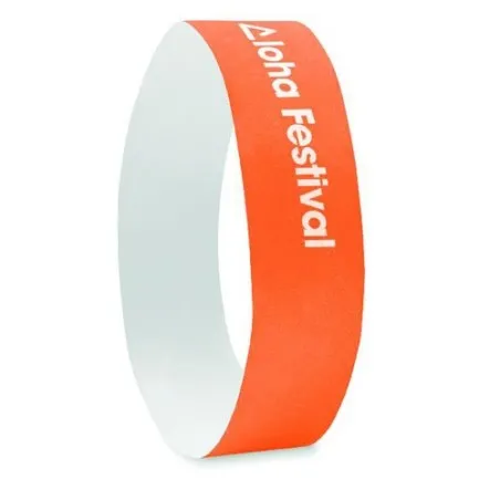 Bracelet Écologique Personnalisable TYVEK® - Idéal pour Événements Matières : acier inoxydable Couleurs : noir objet promo petit