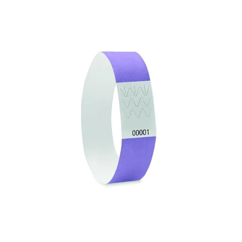Bracelet Écologique Personnalisable TYVEK® - Idéal pour Événements Matières : ABS Couleurs : blanc cadeau affaires élégant