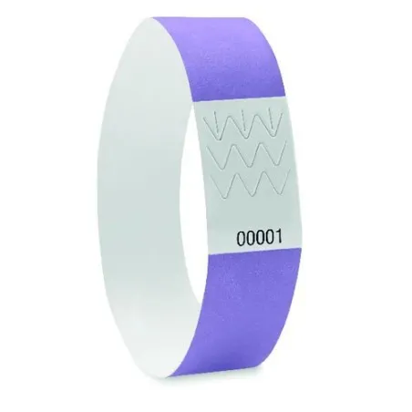 Bracelet Écologique Personnalisable TYVEK® - Idéal pour Événements Matières : ABS Couleurs : blanc cadeau affaires élégant