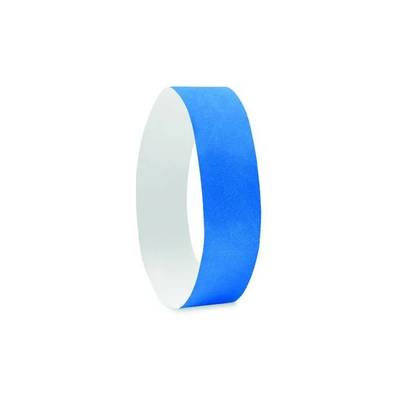 Bracelet Écologique Personnalisable TYVEK® - Idéal pour Événements Matières : coton Couleurs : bleu royal objet publicitaire rob