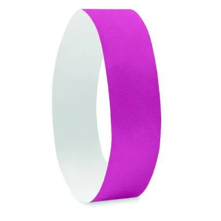 Bracelet Écologique Personnalisable TYVEK® - Idéal pour Événements Matières : coton Couleurs : rouge marquage laser ultra précis
