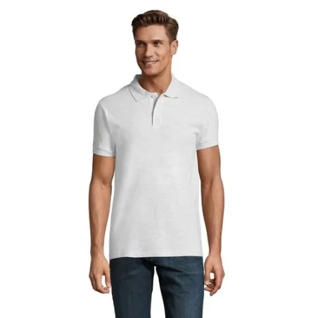 Polo Homme Personnalisable 180g Écologique 100% Coton - PERFECT MEN Matières : PET Taille textile : XXL Couleurs : gris foncé go