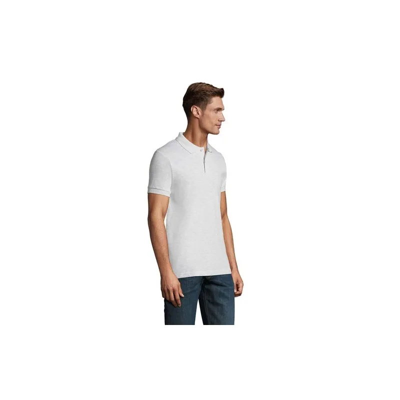 Polo Homme Personnalisable 180g Écologique 100% Coton - PERFECT MEN Matières : PET Taille textile : XXL Couleurs : gris foncé ob
