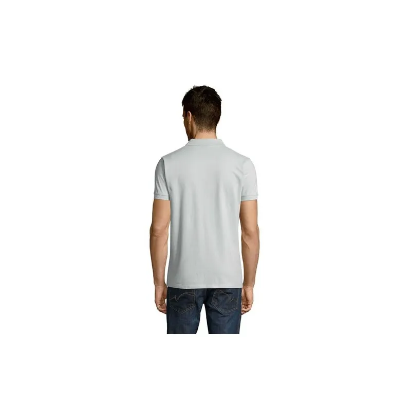 Polo Homme Personnalisable 180g Écologique 100% Coton - PERFECT MEN Matières : PET Taille textile : XL Couleurs : blanc impressi