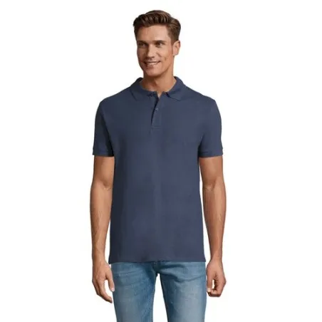 Polo Homme Personnalisable 180g Écologique 100% Coton - PERFECT MEN Matières : PET Taille textile : XXL Couleurs : french navy g