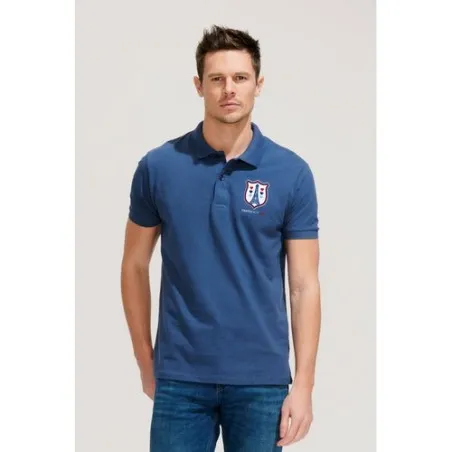 Polo Homme Personnalisable 180g Écologique 100% Coton - PERFECT MEN Matières : PET Taille textile : XXL Couleurs : french navy m