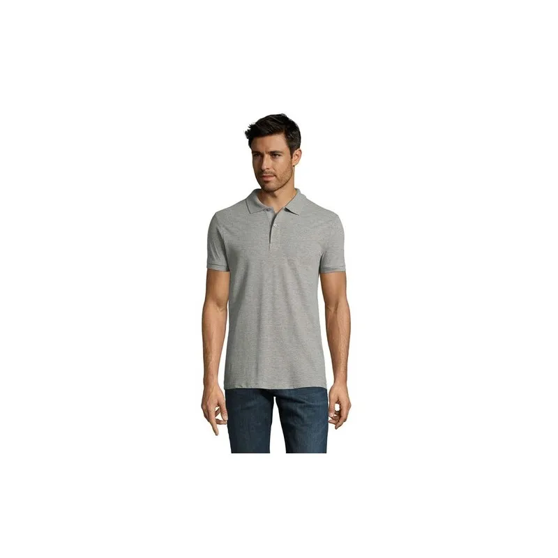 Polo Homme Personnalisable 180g Écologique 100% Coton - PERFECT MEN Matières : PET Taille textile : S Couleurs : blanc cadeau af
