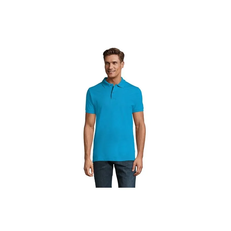 Polo Homme Personnalisable 180g Écologique 100% Coton - PERFECT MEN Matières : PET Taille textile : 3XL Couleurs : bleu royal ca