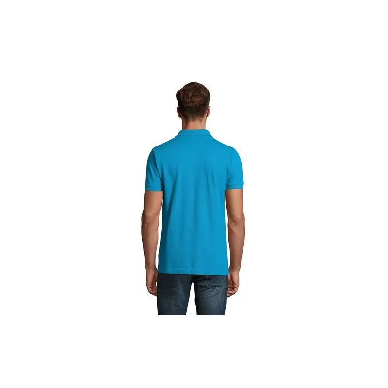 Polo Homme Personnalisable 180g Écologique 100% Coton - PERFECT MEN Matières : PET Taille textile : 3XL Couleurs : bleu royal ac