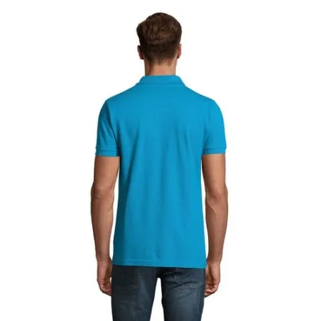 Polo Homme Personnalisable 180g Écologique 100% Coton - PERFECT MEN Matières : PET Taille textile : 3XL Couleurs : bleu royal ac