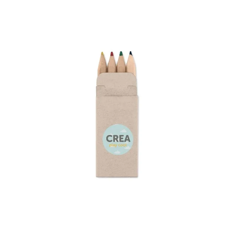 Mini Crayons de Couleur - 4 Couleurs PETIT ABIGAIL