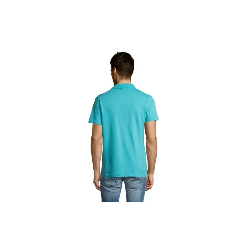 Polo Écologique Personnalisable 170g 100% Coton - Summer II Men Matières : coton Taille textile : XS Couleurs : rose moyen objet