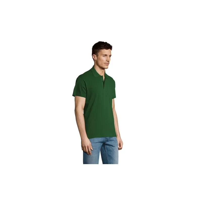 Polo Écologique Personnalisable 170g 100% Coton - Summer II Men Matières : coton Taille textile : S Couleurs : vert tilleul cade