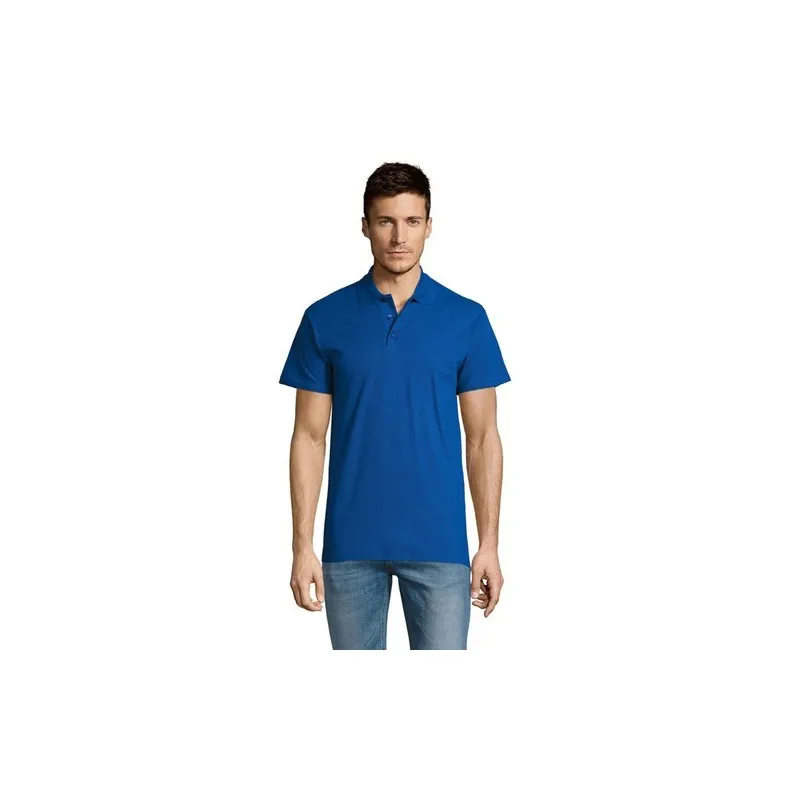 Polo Écologique Personnalisable 170g 100% Coton - Summer II Men Matières : coton Taille textile : L Couleurs : blanc personnalis