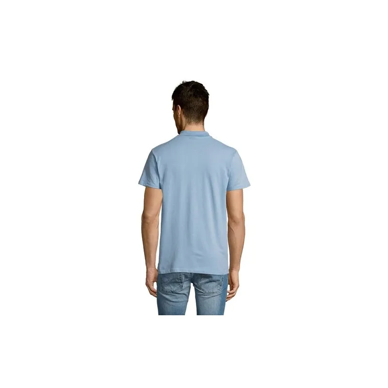 Polo Écologique Personnalisable 170g 100% Coton - Summer II Men Matières : coton Taille textile : 5XL Couleurs : bleu royal marq