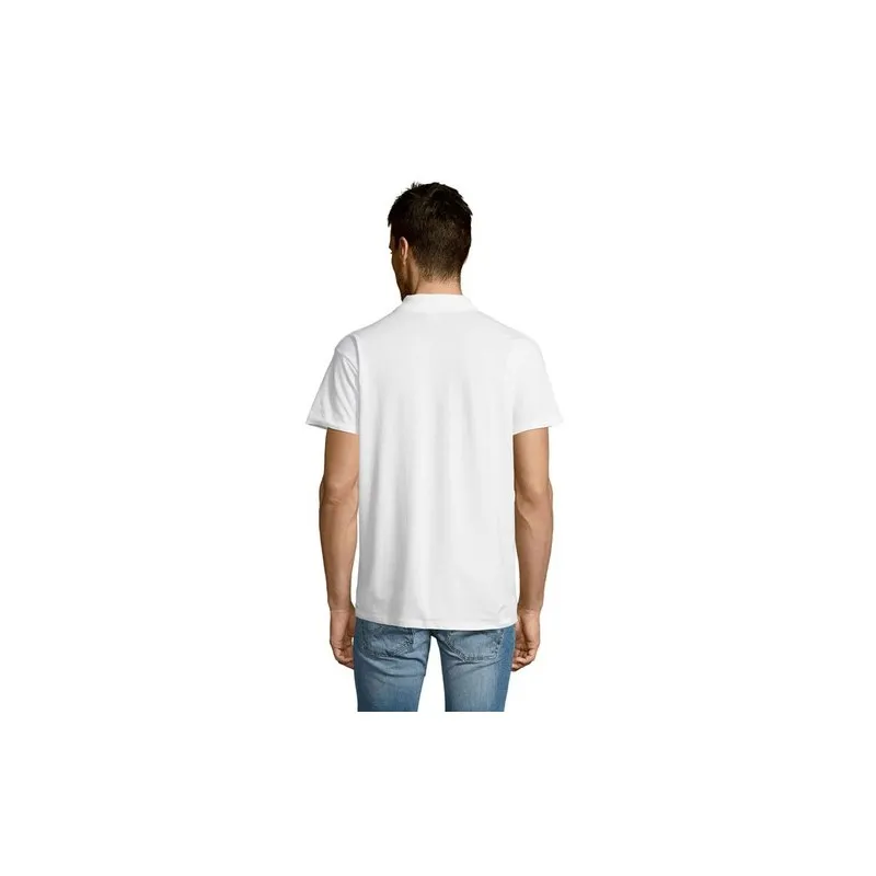 Polo Écologique Personnalisable 170g 100% Coton - Summer II Men Matières : coton Taille textile : 5XL Couleurs : noir profond li