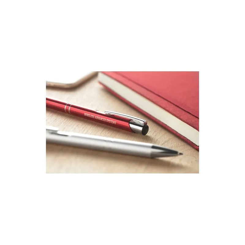 Stylo Bille en Aluminium Personnalisé BERN avec Bouton Poussoir Matières : bambou Couleurs : bois objet publicitaire robuste