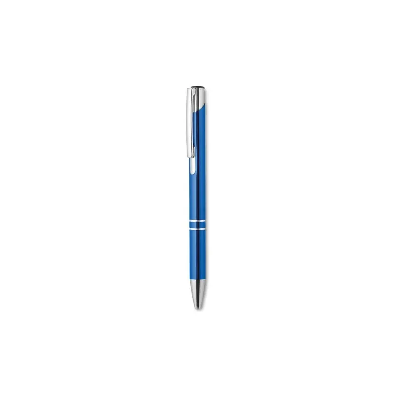 Stylo Bille en Aluminium Personnalisé BERN avec Bouton Poussoir Matières : coton recyclé Couleurs : beige cadeau client original