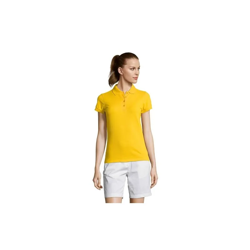 Polo Femme Écologique 170g PASSION Matières : coton Taille textile : 3XL Couleurs : naturel cadeau client original
