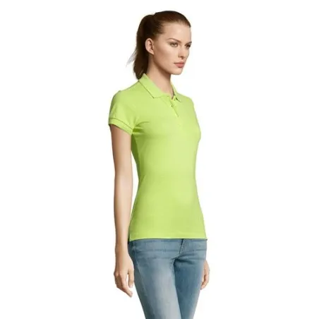 Polo Femme Écologique 170g PASSION Matières : coton Taille textile : 4XL Couleurs : blanc pur livraison express 24h 48h