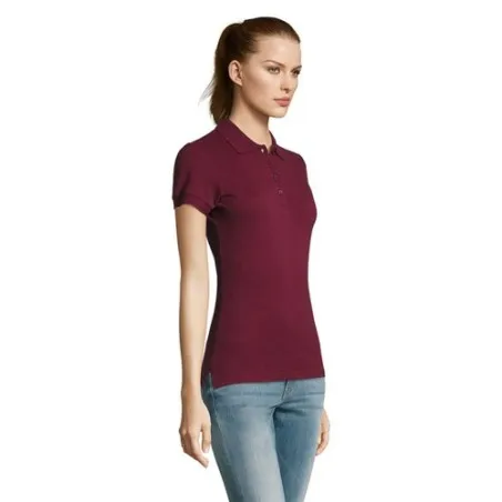 Polo Femme Écologique 170g PASSION Matières : coton Taille textile : 3XL Couleurs : rose orchidée livraison express 24h 48h
