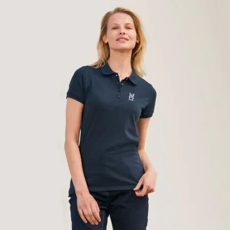 Polo Femme Écologique 170g PASSION Matières : coton Taille textile : XXL Couleurs : jaune personnalisable avec votre logo