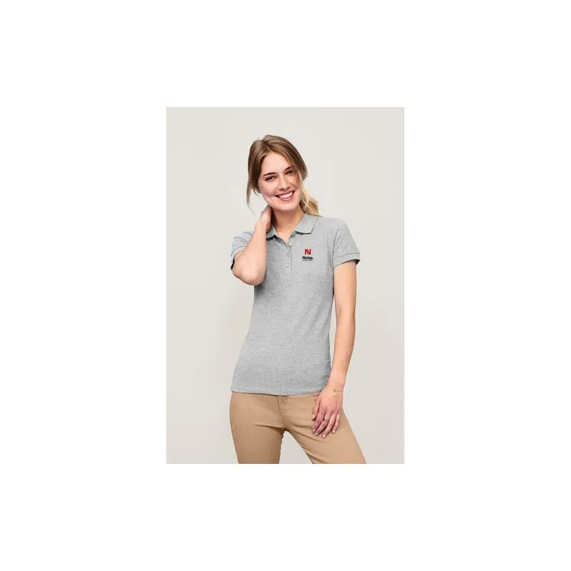 Polo Écologique et Confortable pour Femme - PEOPLE PEOPLE Matières : coton Taille textile : 5XL Couleurs : bleu marine cadeau cl