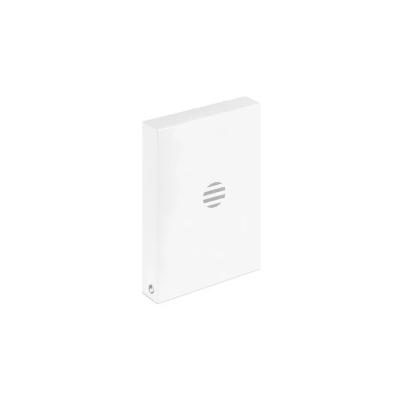 Station de chargement personnalisée 8000mAh POWERFLAT8 Matières : bambou Couleurs : noir goodies publicitaire durable