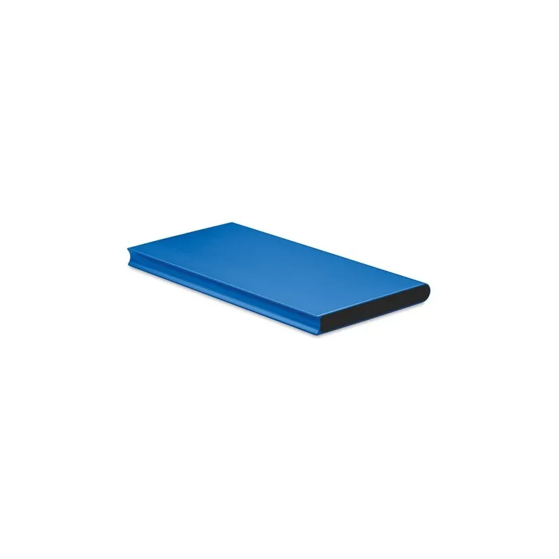 Station de chargement personnalisée 8000mAh POWERFLAT8 Matières : jute Couleurs : rouge marquage laser ultra précis