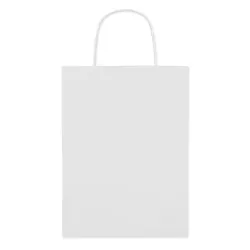 Sac cadeau moyen en papier écologique 150 gr/m² personnalisable PAPER MEDIUM Matières : acier inoxydable Couleurs : bleu