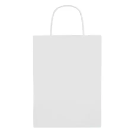 Sac cadeau moyen en papier écologique 150 gr/m² personnalisable PAPER MEDIUM Matières : acier inoxydable Couleurs : bleu