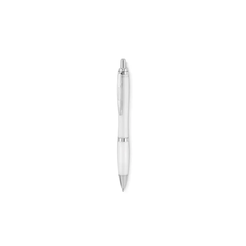 Stylo à bille écologique en RPET pratique personnalisé RIO Matières : coton Taille textile : XS Couleurs : corde impression haut