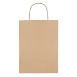 Sac cadeau moyen en papier écologique 150 gr/m² personnalisable PAPER MEDIUM Matières : acier inoxydable Couleurs : bleu 2