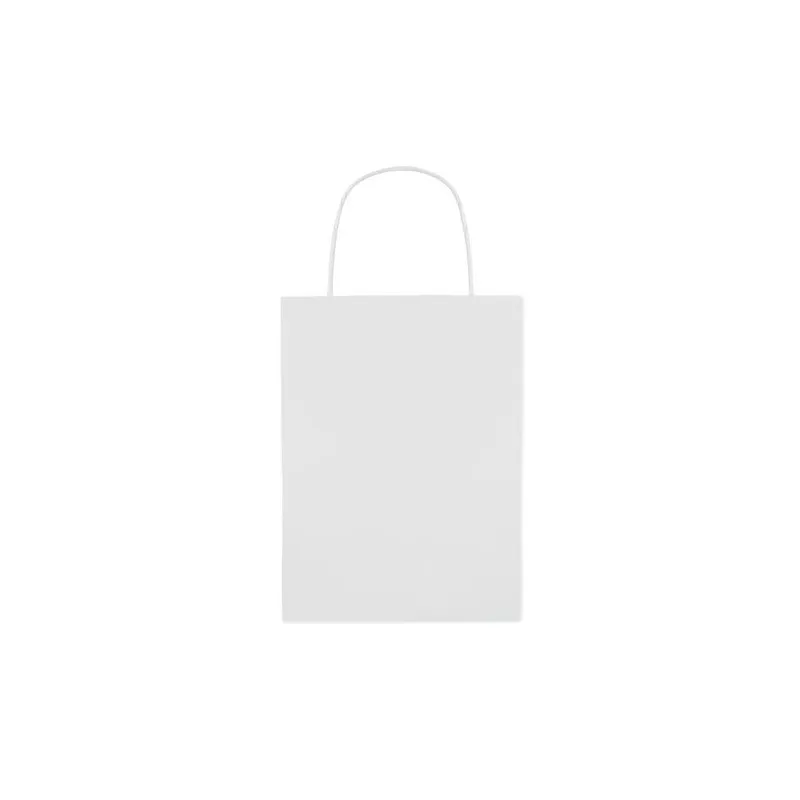 Sac Cadeau Petit Format Écologique en Papier 150 gr/m² PAPER SMALL Matières : acier inoxydable Couleurs : noir