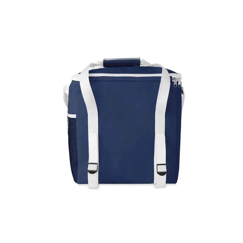 Sac isotherme personnalisé en polyester 600D pour vos sorties Matières : bois Couleurs : turquoise goodies publicitaire événemen