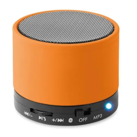 Haut-parleurs sans fil Audio Premium Personnalisés ROUND BASS pas cher Matières : coton recyclé Couleurs : gris marquage laser u