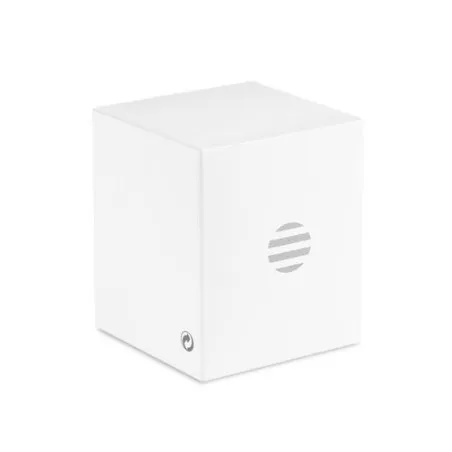 Haut-parleurs sans fil Audio Premium Personnalisés ROUND BASS pas cher Matières : coton recyclé Couleurs : rouge cadeau client o