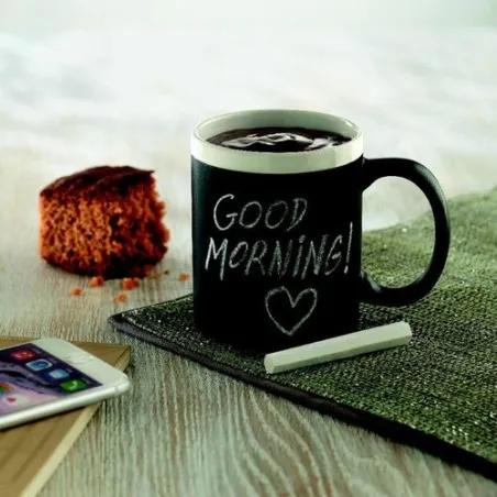 Mug en Grès Personnalisé 300ml - CHALCKY Matières : verre Couleurs : transparent cadeau entreprise pas cher