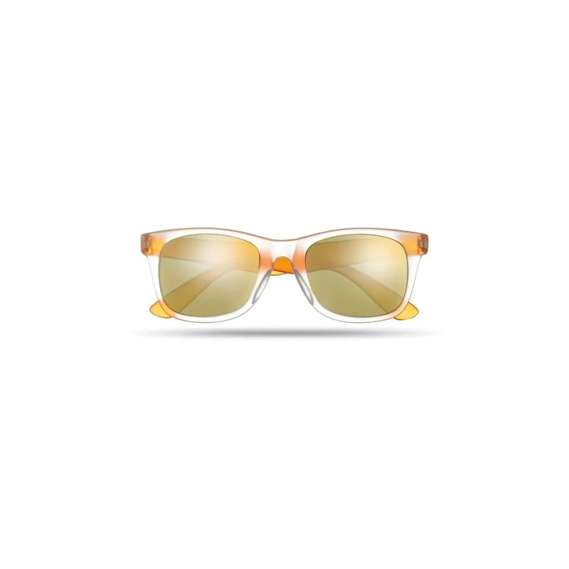 Lunettes de soleil miroir personnalisées - AMERICA TOUCH Matières : bambou Couleurs : bois goodies publicitaire événementiel