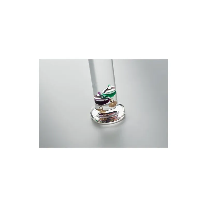 Thermomètre Galileo en verre - Élégance et précision