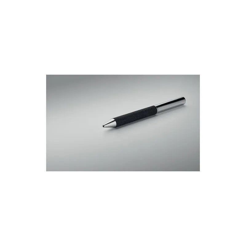 Stylo bille twist en métal personnalisé avec boîte - SCRIBI Matières : coton biologique Taille textile : 3XL Couleurs : gris chi