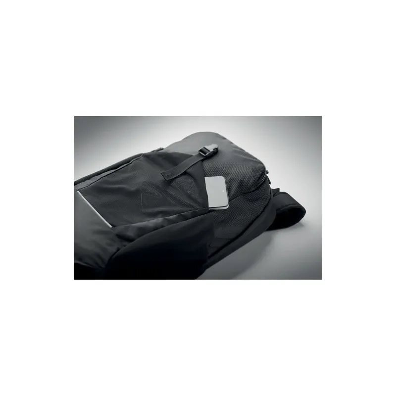 Sac à dos de randonnée personnalisé 18L écologique BAGGA Matières : coton biologique Taille textile : XXL Couleurs : écru goodie