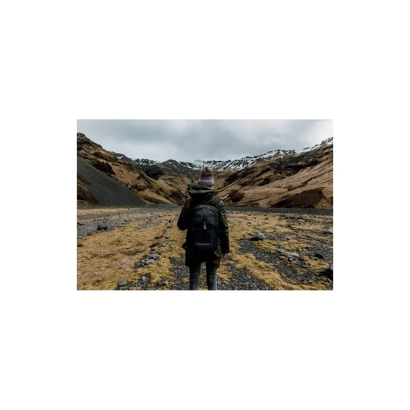 Sac à dos de randonnée personnalisé 18L écologique BAGGA Matières : coton biologique Taille textile : XXL Couleurs : écru livrai