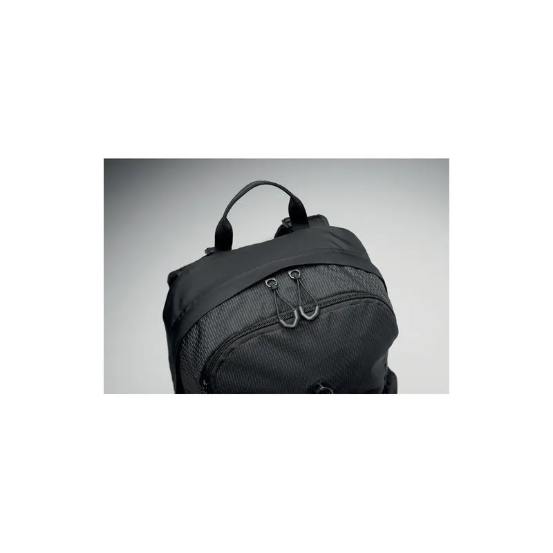 Sac à dos de randonnée personnalisé 18L écologique BAGGA Matières : coton biologique Taille textile : XXL Couleurs : écru person