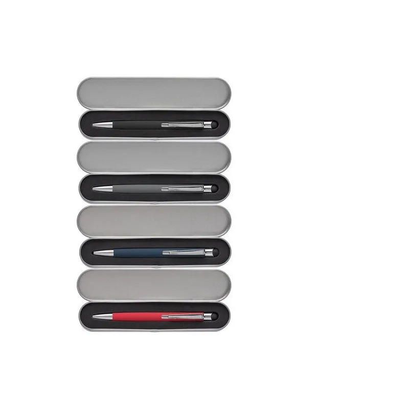 Stylo bille personnalisé multifonction en aluminium Thea Matières : aluminium Couleurs : argenté objet promotionnel éco-responsa