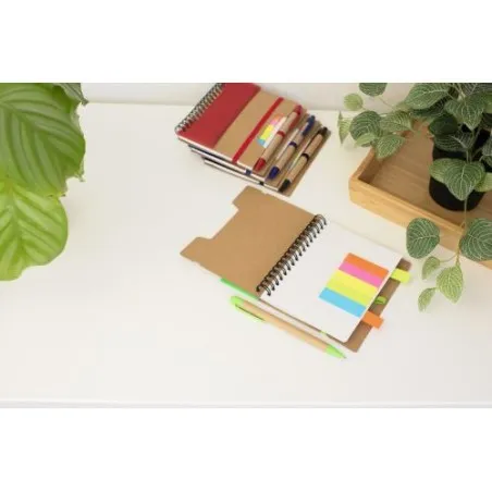 Carnet à spirale écologique en papier recyclé - Angela Matières : polyester Couleurs : noir cadeau collaborateur premium