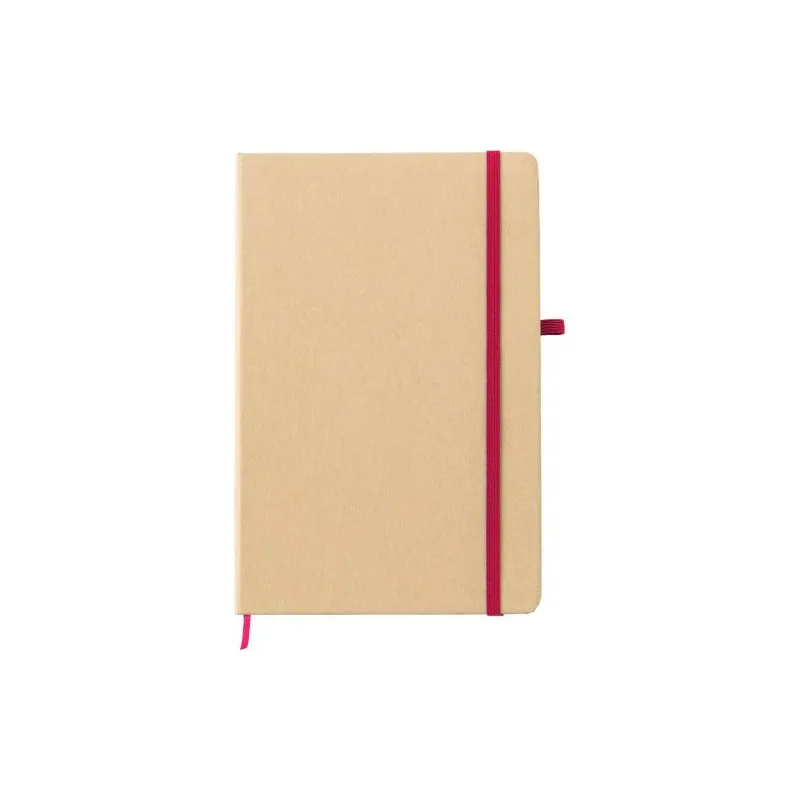 Carnet A5 Personnalisable Écologique en Papier de Roche - Cora Matières : aluminium recyclé  Couleurs : argenté cadeau entrepris