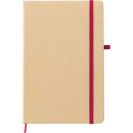 Carnet A5 Personnalisable Écologique en Papier de Roche - Cora Matières : aluminium recyclé  Couleurs : argenté cadeau entrepris