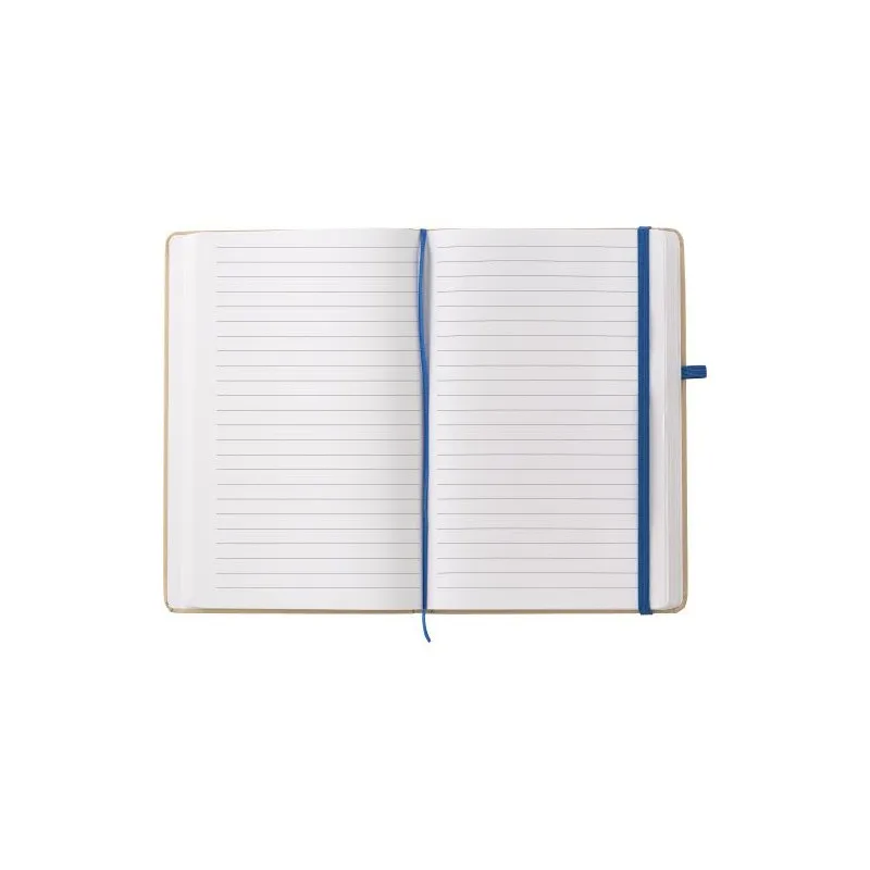 Carnet A5 Personnalisable Écologique en Papier de Roche - Cora Matières : aluminium recyclé  Couleurs : argenté personnalisable 