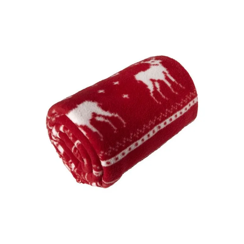 Plaid polaire écologique 180 g/m² Jane Matières : coton organique Taille textile : S Couleurs : bleu marquage laser ultra précis